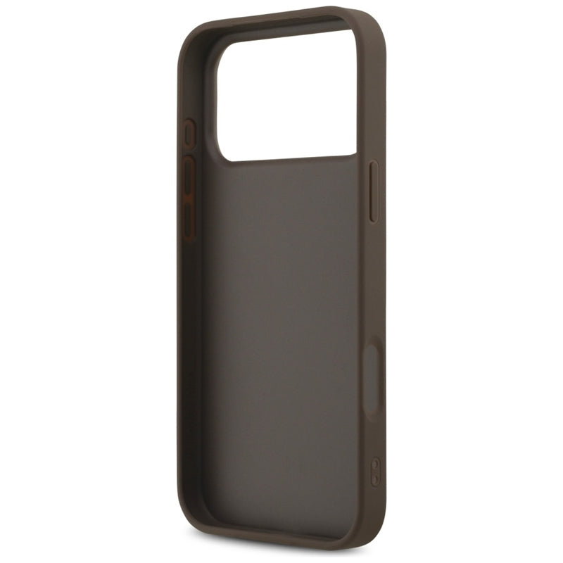 Guess 4G Classic - Dėklas iPhone 17 Pro Max (rudas)