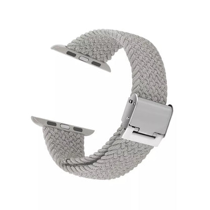 Crong Wave Band – Pinta apyrankė, skirta Apple Watch 38/40/41/42 mm (šviesiai pilka)