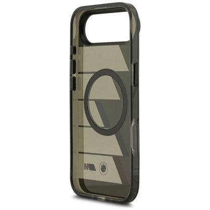 BMW M IML Metal Buttons Trispalvės Linijos MagSafe dėklas iPhone Air (antracito)