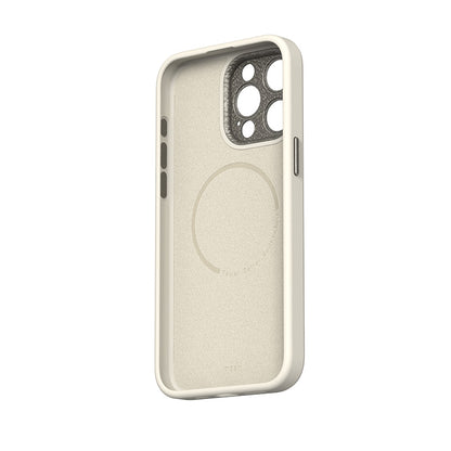 Moshi Napa MagSafe – odos dėklas iPhone 15 Pro Max (Eggnog White)