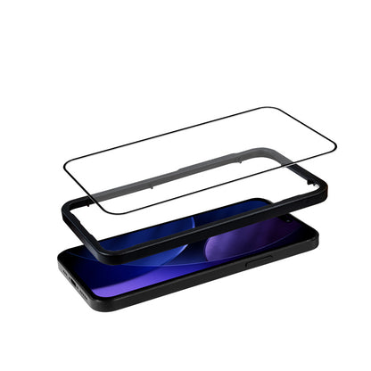 Crong 3D Armour Glass - Grūdintas stiklas iPhone Air + Montavimo rėmelis