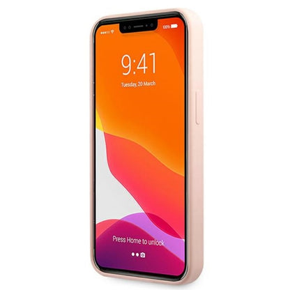 Karl Lagerfeld Silicone Karl & Choupette – dėklas, skirtas iPhone 13 Pro (rožinis)