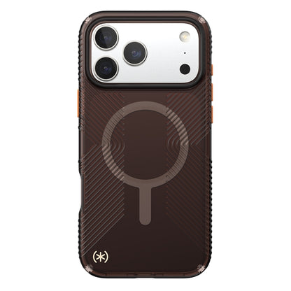 Speck Presidio Lux Grip MagSafe dėklas - iPhone 17 Pro Max (Luxury Shade Matte / Orange)