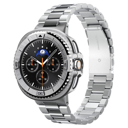 Spigen Bezel Tune Pro Pilot - Dėklas / Apsauginis rėmelis, skirtas Samsung Galaxy Watch 8 Classic 46 mm (Sidabrinis)
