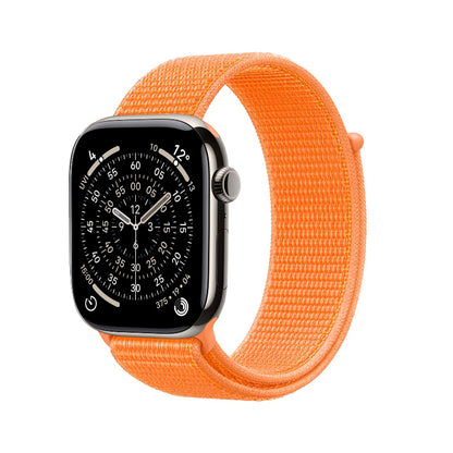 Crong Nailoninis sportinis dirželis Apple Watch 38/40/41/42 mm (Tropinis oranžinis)