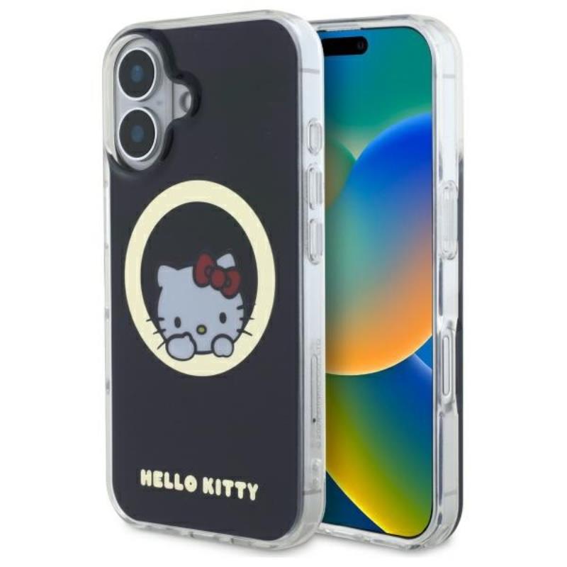 Hello Kitty IML Sweet Kitty MagSafe – Dėklas iPhone 16 (juodas)