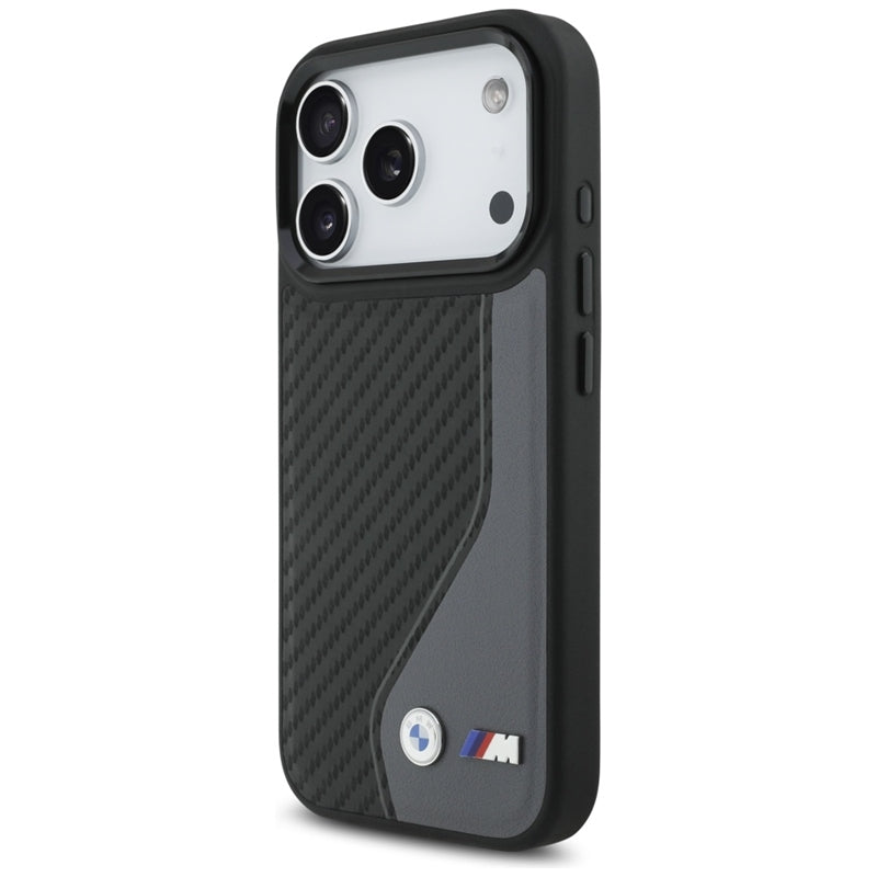 BMW M Carbono Logotipas MagSafe dėklas iPhone 17 Pro (antracito)