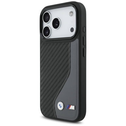 BMW M Carbono Logotipas MagSafe dėklas iPhone 17 Pro (antracito)