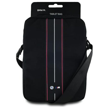 BMW Nylon raudona juosta – planšetinio kompiuterio krepšys 8" (juodas)