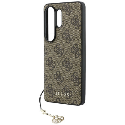 „Guess“ 4G Classic Logo Charm MagSafe dėklas – Samsung Galaxy S26 Ultra (rudas)