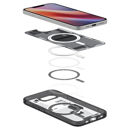 Spigen Ultra Hybrid Mag MagSafe - Dėklas iPhone 17e / 16e (Zero One Black)