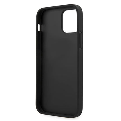 Guess Saffiano V - dėklas, skirtas iPhone 12 Pro Max (raudonas)