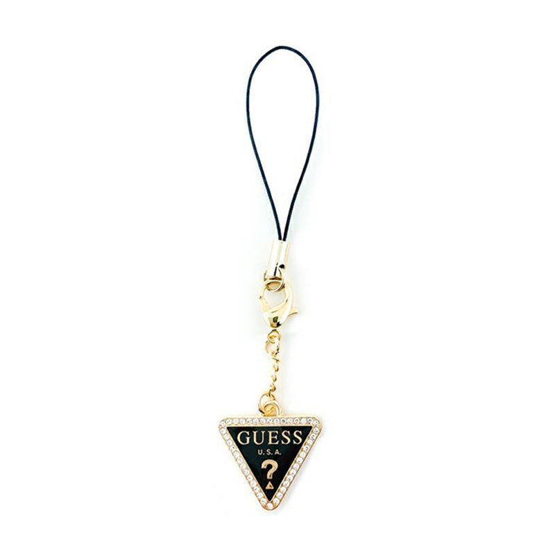 Guess Phone Strap Triangle Diamond Charm su cirkonio kristalais – telefono pakabukas