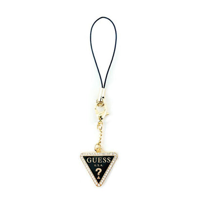 Guess Phone Strap Triangle Diamond Charm su cirkonio kristalais – telefono pakabukas