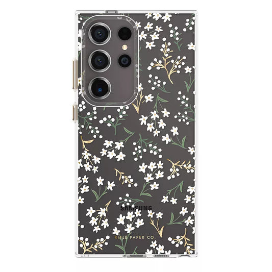 Rifle Paper Clear – dėklas, skirtas „Samsung Galaxy S24 Ultra“ („Petite Fleurs“)