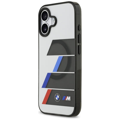 BMW M IML Metal Mygtukai Trispalvės Linijos MagSafe - Dėklas iPhone 17 (antracitas)