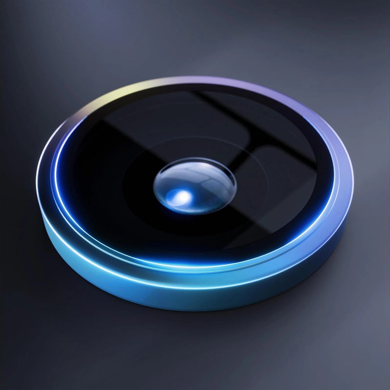 3mk Objektyvo apsauga Pro - Kameros objektyvo stiklas, skirtas iPhone Air (Vaivorykštė)