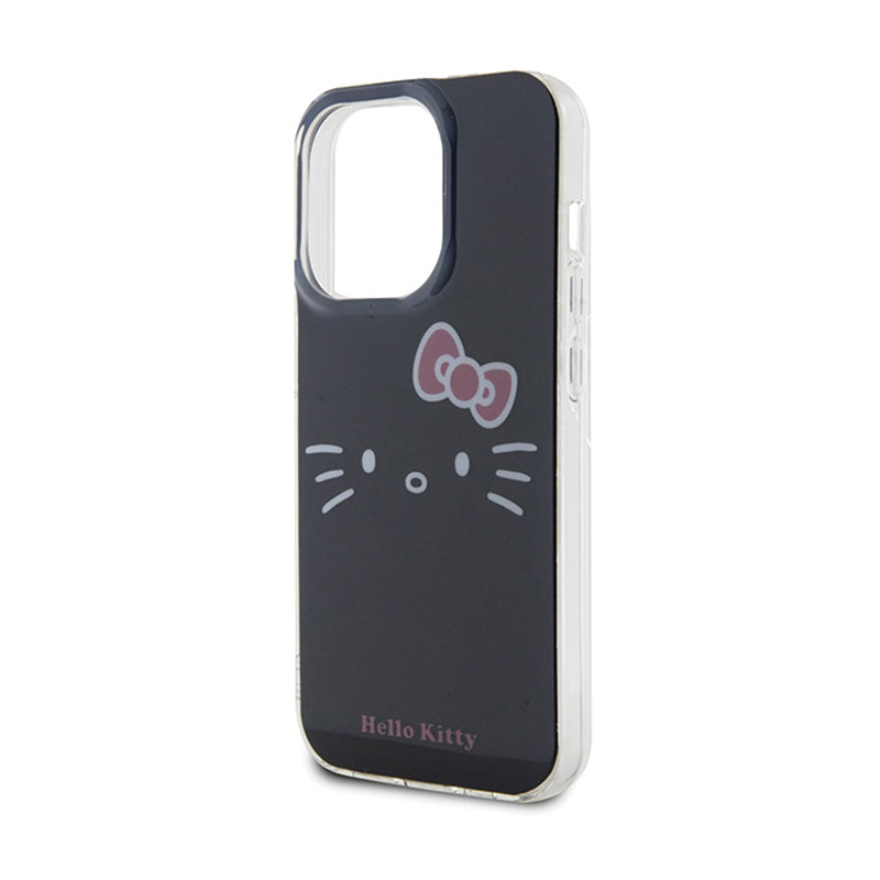 Hello Kitty IML Kitty Face – dėklas iPhone 15 Pro Max (juodas)