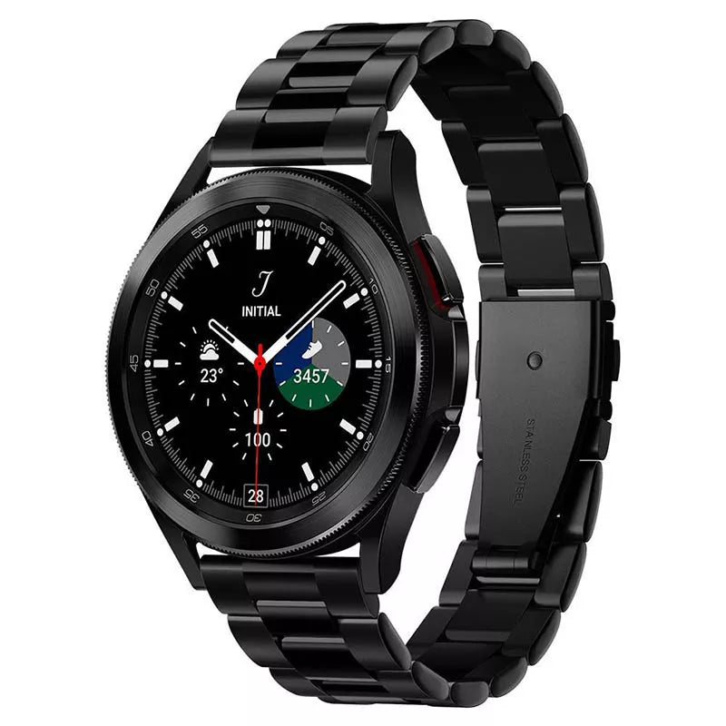 Spigen Modern Fit dirželis - apyrankė, skirta Samsung Galaxy Watch 4 / 5 / 5 Pro / 6 (juoda)