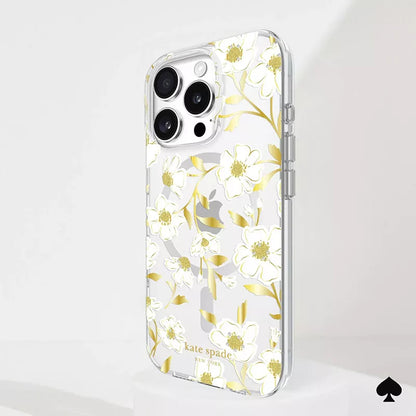 Kate Spade New York Protective Gems MagSafe – dėklas, skirtas iPhone 16 Pro (Sunshine Floral)