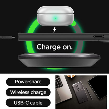 Spigen Optik Armor – dėklas, skirtas Samsung Galaxy S24 Ultra (juodas)