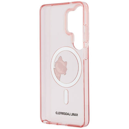 Karl Lagerfeld IML Peekaboo Choupette MagSafe dėklas - Samsung Galaxy S26 Ultra (Rožinė)