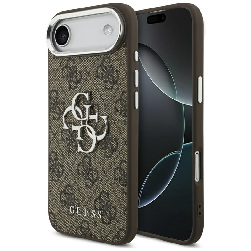 Guess 4G Big 4G Classic Logo dėklas iPhone Air (Ruda / Sidabrinė)