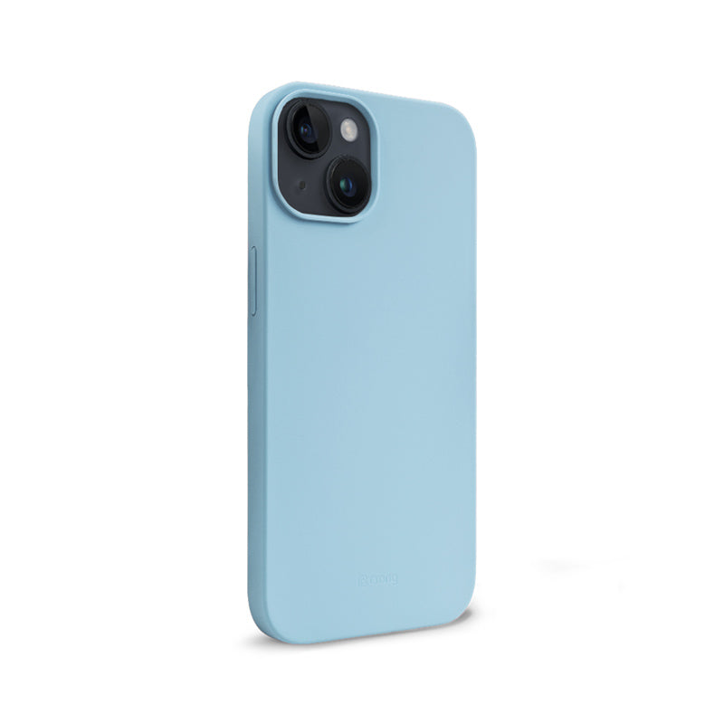 "Crong Color Cover" skysto silikono dėklas "iPhone 14 Max" (mėlynas)