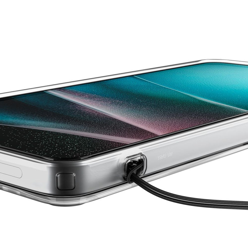 Spigen Ultra Hybrid Mag MagSafe dėklas, skirtas Samsung Galaxy S26 Ultra (Skaidrus/Baltas)