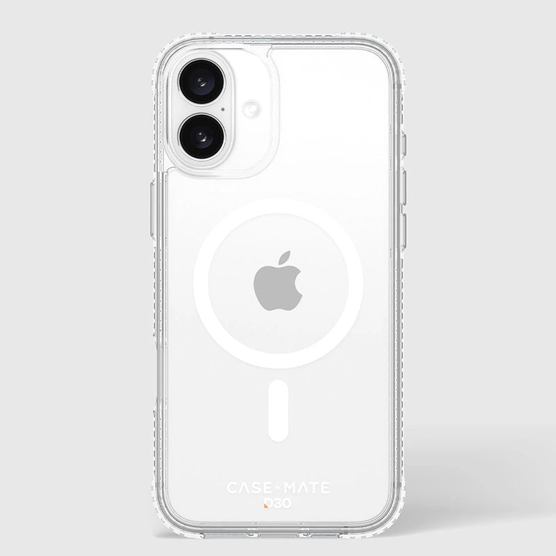 Case-Mate Tough D3O MagSafe – dėklas, skirtas „iPhone 16 Plus“ (skaidrus)