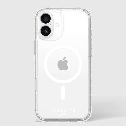 Case-Mate Tough D3O MagSafe – dėklas, skirtas „iPhone 16 Plus“ (skaidrus)