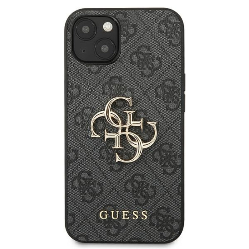 Guess 4G Big Metal Logo - Dėklas iPhone 13 (Pilka)