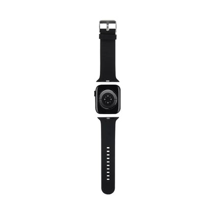 Karl Lagerfeld 3D guminė „Choupette“ galva NFT – dirželis, skirtas „Apple Watch 42/44/45/49 mm“ (juodas)