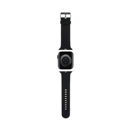 Karl Lagerfeld 3D guminė „Choupette“ galva NFT – dirželis, skirtas „Apple Watch 42/44/45/49 mm“ (juodas)