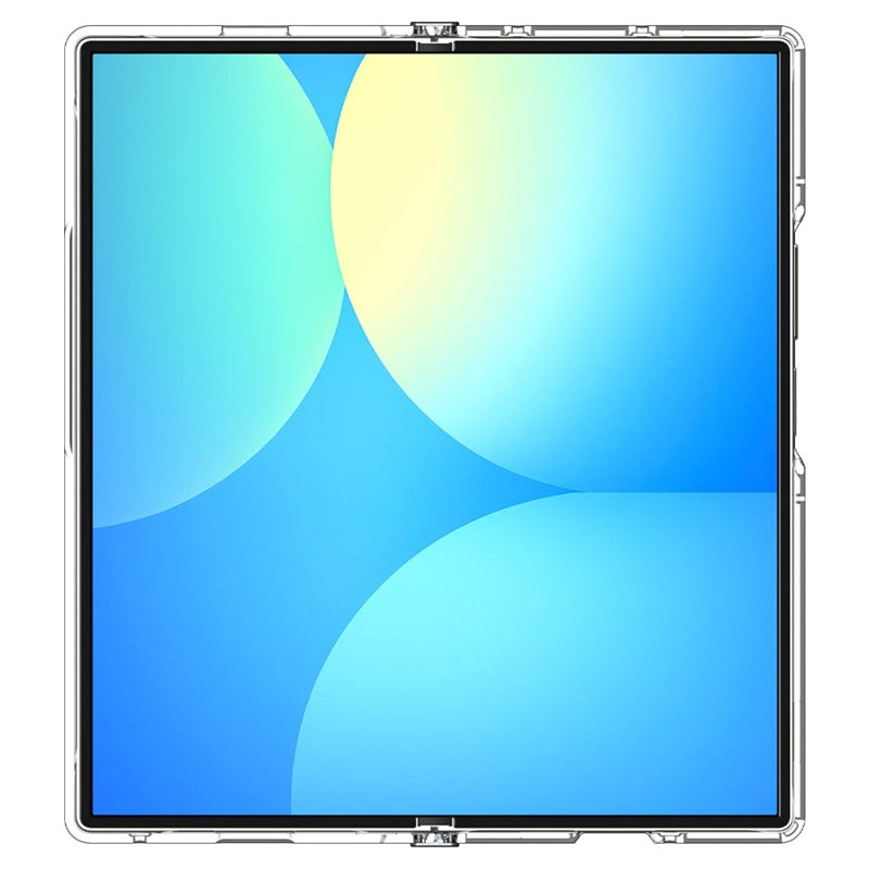 Spigen Ultra Hybrid Pro Mag MagSafe – dėklas, skirtas Samsung Galaxy Z Fold 7 (skaidrus / baltas)