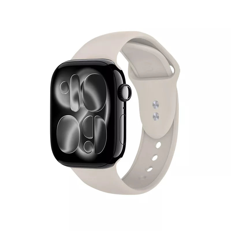 Crong Liquid – dirželis Apple Watch 38/40/41/42 mm (akmens smėlio spalvos)