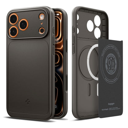 Spigen Thin Fit Mag MagSafe – Dėklas, skirtas iPhone 17 Pro Max (Gunmetal)