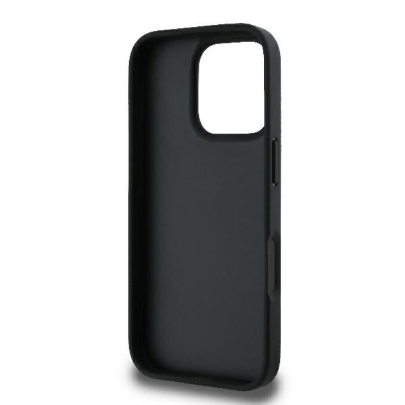Karl Lagerfeld Monogram Karl & Choupette galvos segtukas – dėklas skirtas iPhone 16 Pro (juodas)