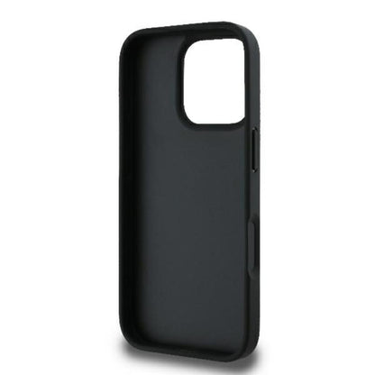 Karl Lagerfeld Monogram Karl & Choupette galvos segtukas – dėklas skirtas iPhone 16 Pro (juodas)
