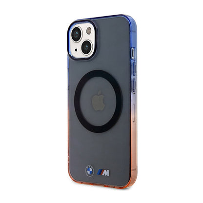 BMW Gradient Bumper MagSafe – dėklas iPhone 14 (pilkas)