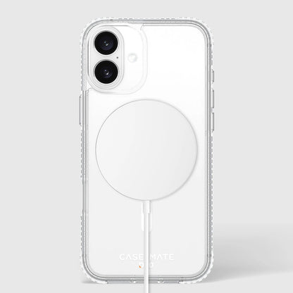Case-Mate Tough D3O MagSafe – dėklas, skirtas „iPhone 16 Plus“ (skaidrus)