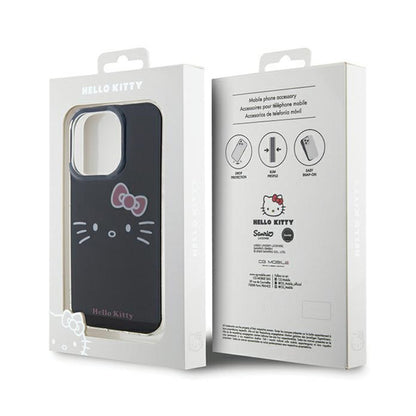 Hello Kitty IML Kitty Face – dėklas iPhone 15 Pro Max (juodas)