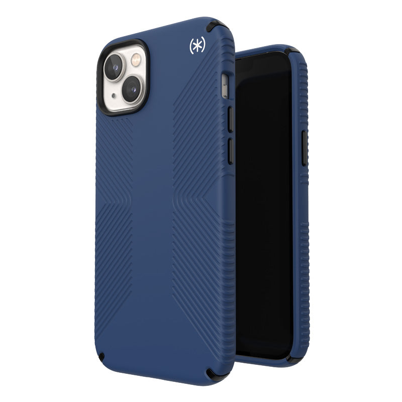 Speck Presidio2 Grip Magsafe dėklas – iPhone 15 Plus / iPhone 14 Plus (Coastal Blue / Black / White)