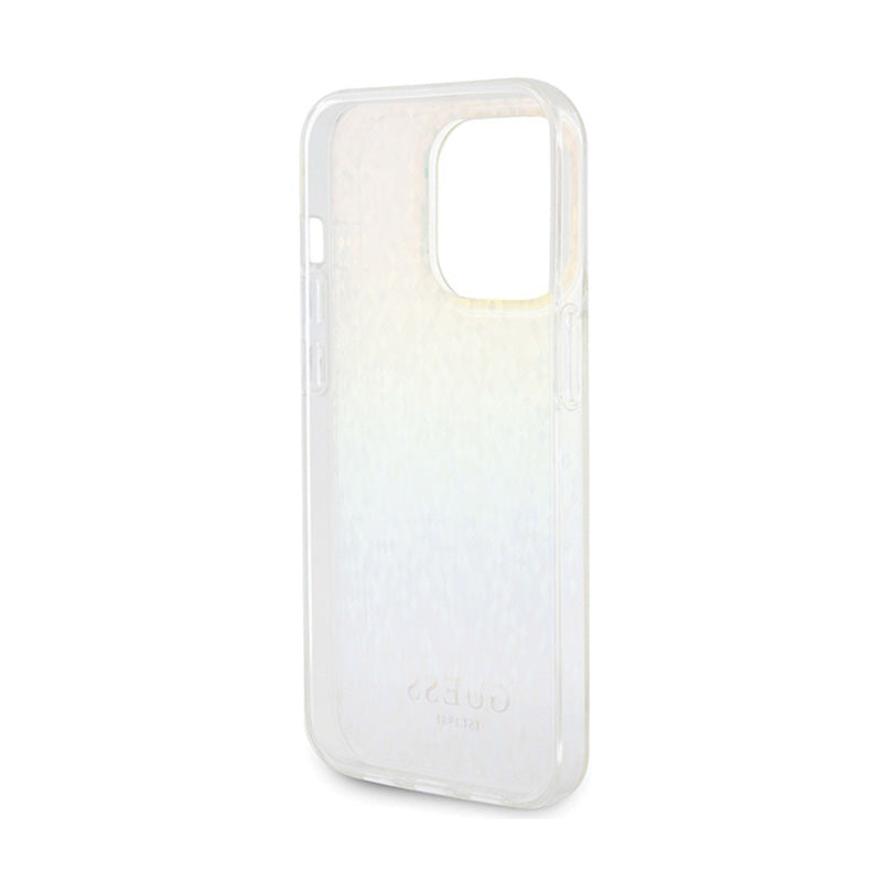 Guess IML Faceted Mirror Disco Iridisuojantis dėklas – iPhone 14 Pro (Iridisuojantis)