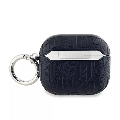 Karl Lagerfeld Monogram Karl & Choupette Head – AirPods 3 dėklas (juodas)