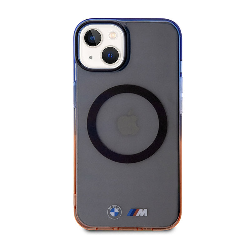 BMW Gradient Bumper MagSafe – dėklas iPhone 14 (pilkas)