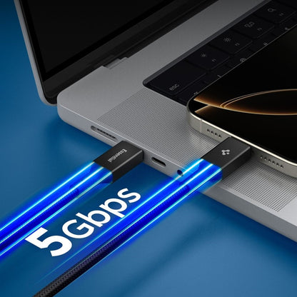 Spigen EB10010CC Essential – USB-C į USB-C PD laidas 100W 1m (juodas)