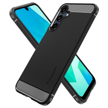 Spigen Rugged Armor – Dėklas, skirtas „Samsung Galaxy A16 4G/5G“ (matinė juoda)