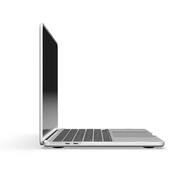 Moshi iGlaze – Kietasis dėklas, skirtas MacBook Air 13.6" M4 (2025) / M3 (2024) / M2 (2022) (Stealth Clear)
