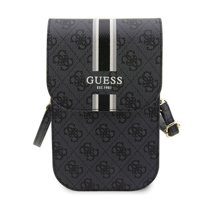 Guess 4G Stripes – Rankinukas telefonui per petį (juoda)
